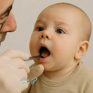 برفک دهان نوزاد