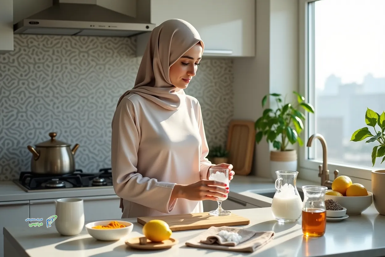 مراقبت‌های خانگی برای زخم سقف دهان