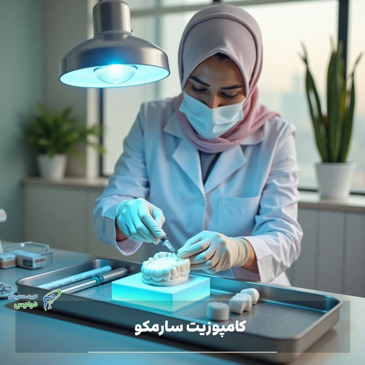 کامپوزیت سارمکو - ترمیم و ونیر دندان با شفافیت و دوام بالا در کلینیک دُردیس