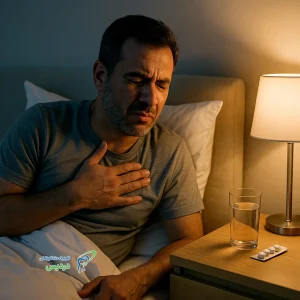 تلخی دهان در شب