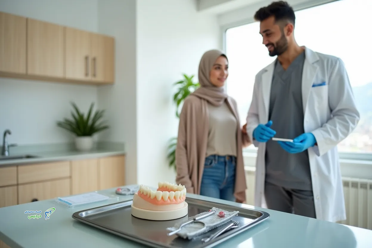 مراحل ساخت دندان مصنوعی ژله‌ای و نکات تحویل