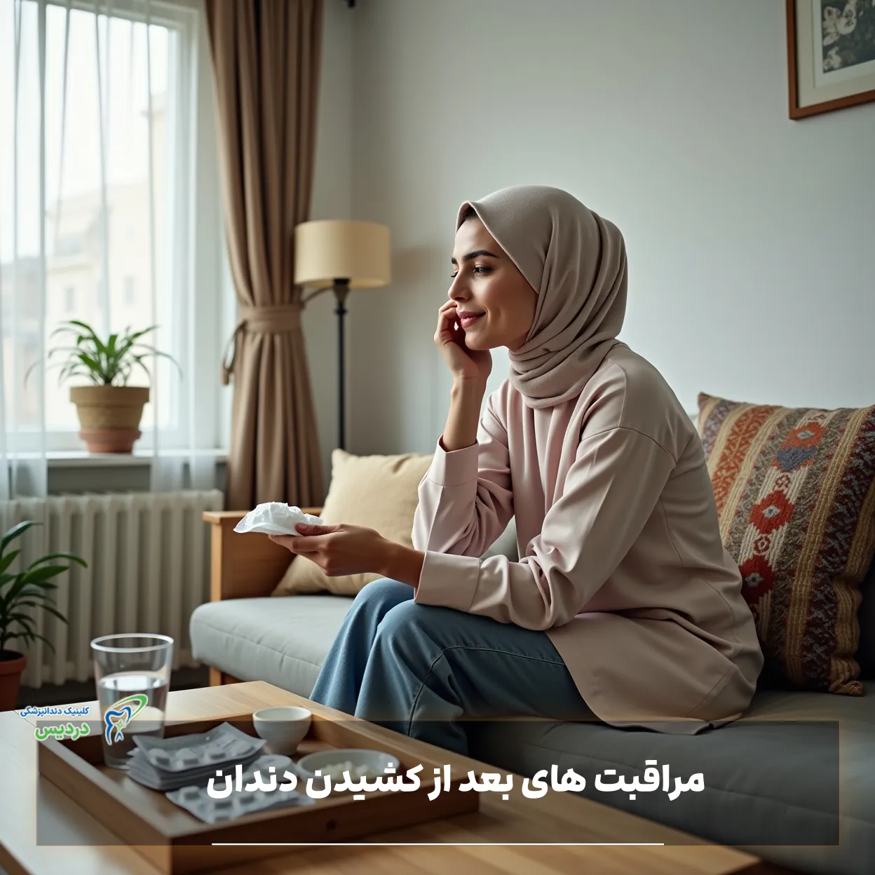 مراقبت های بعد از کشیدن دندان - کلینیک دُردیس