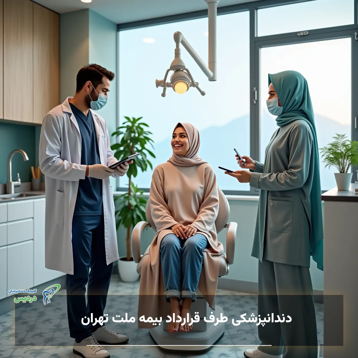 دندانپزشکی طرف قرارداد بیمه ملت تهران