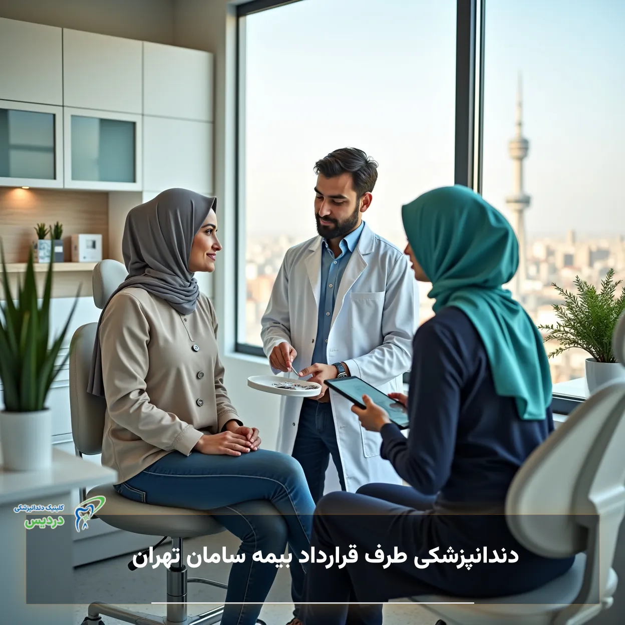 دندانپزشکی طرف قرارداد بیمه سامان در تهران