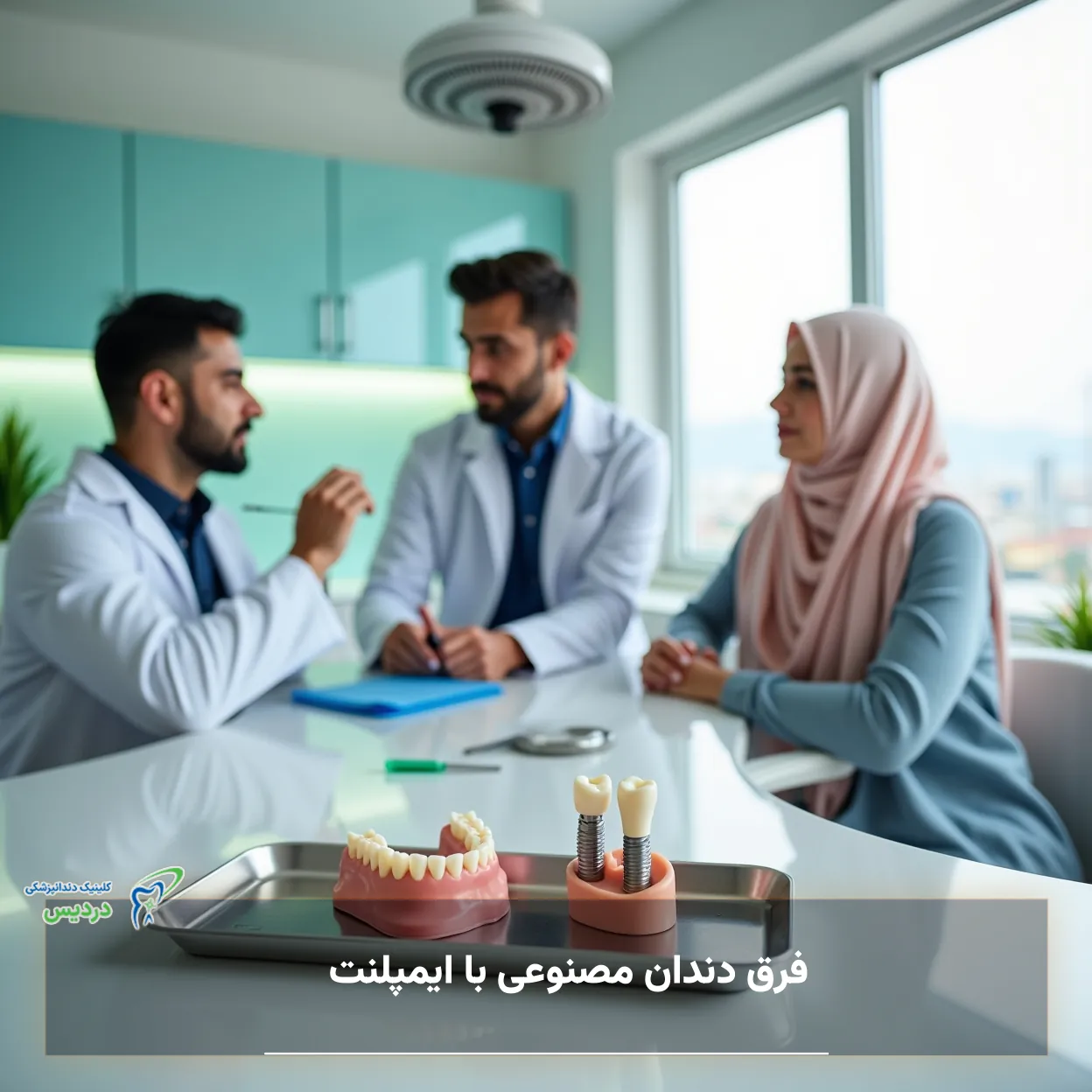 تفاوت دندان مصنوعی و ایمپلنت