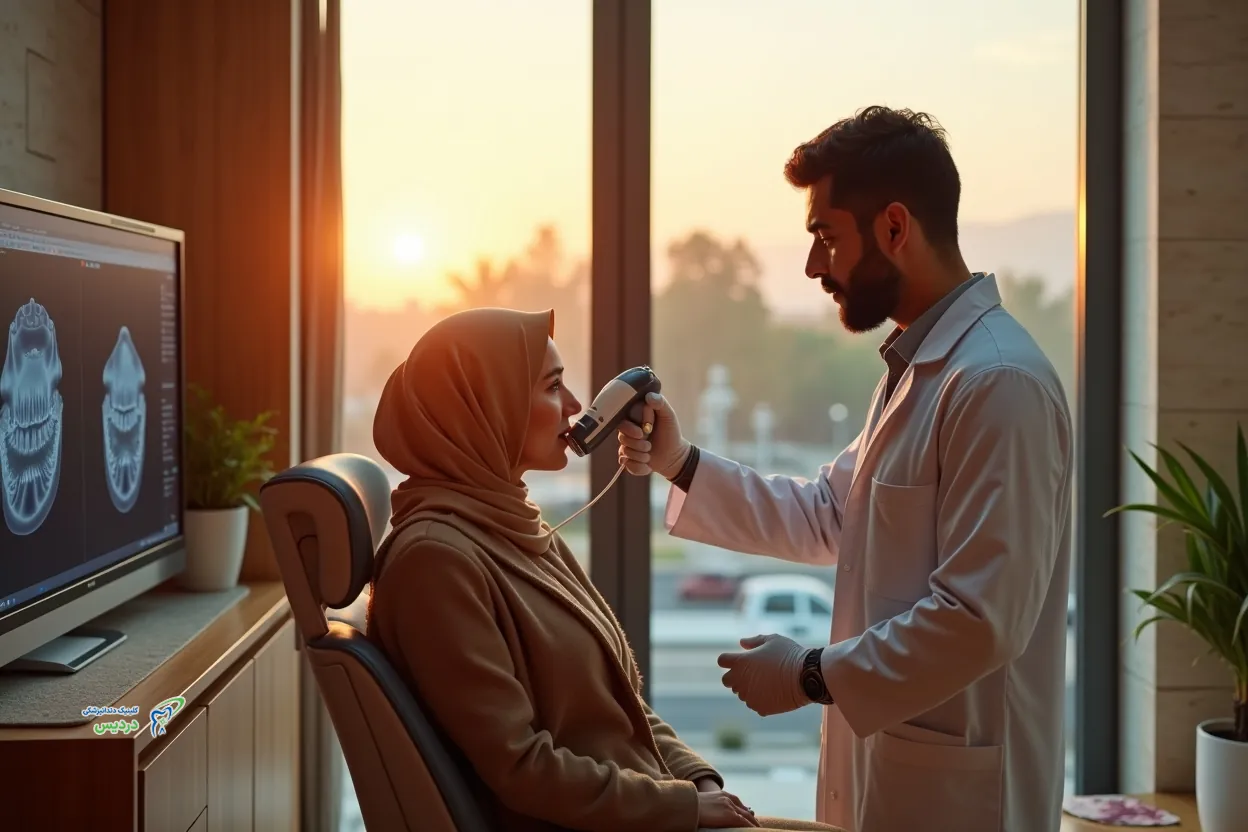 ایمپلنت دیجیتال در سعادت آباد با راهنمای جراحی و اسکن سه بعدی