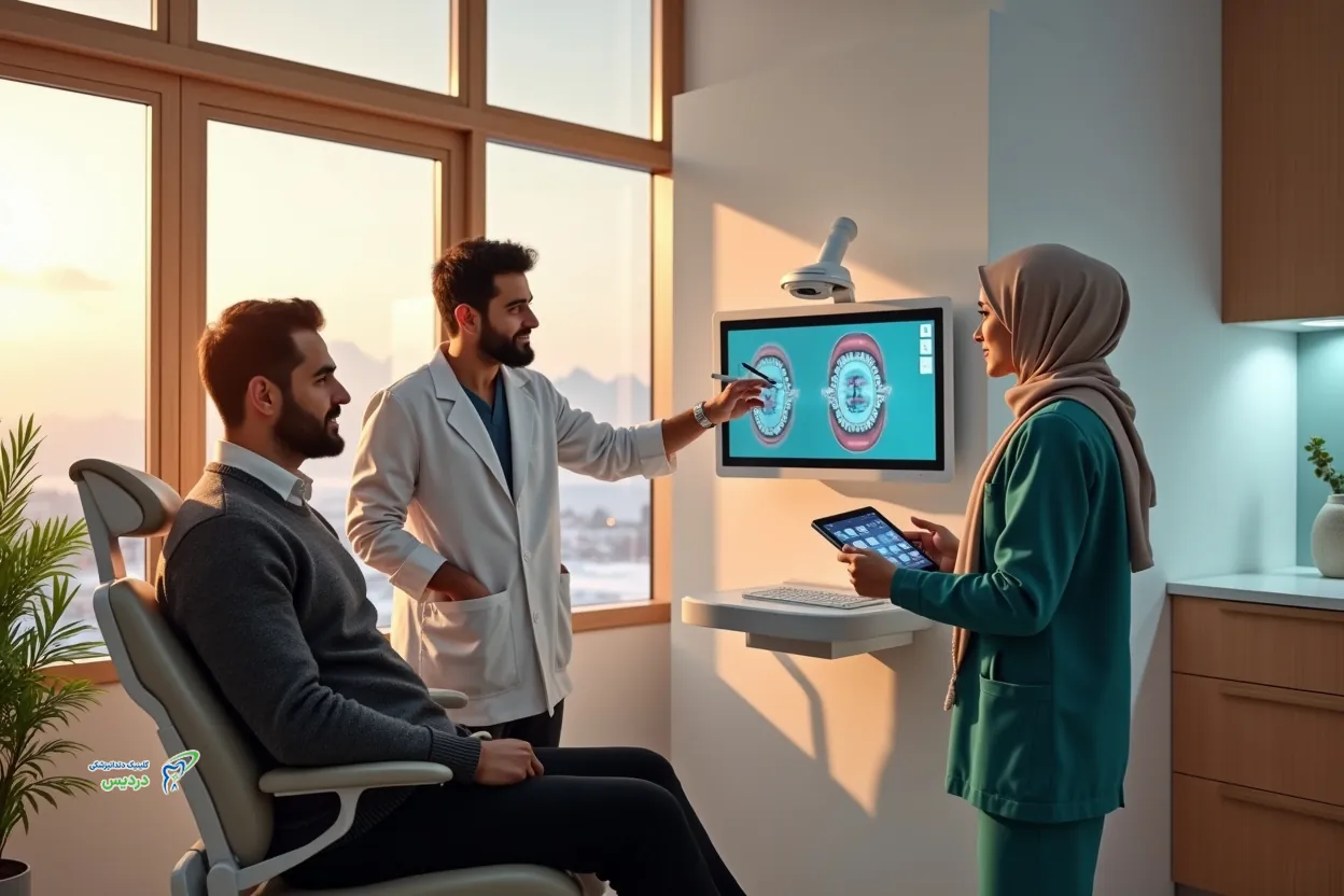 فرآیند جوش خوردن ایمپلنت دیجیتال با استخوان فک