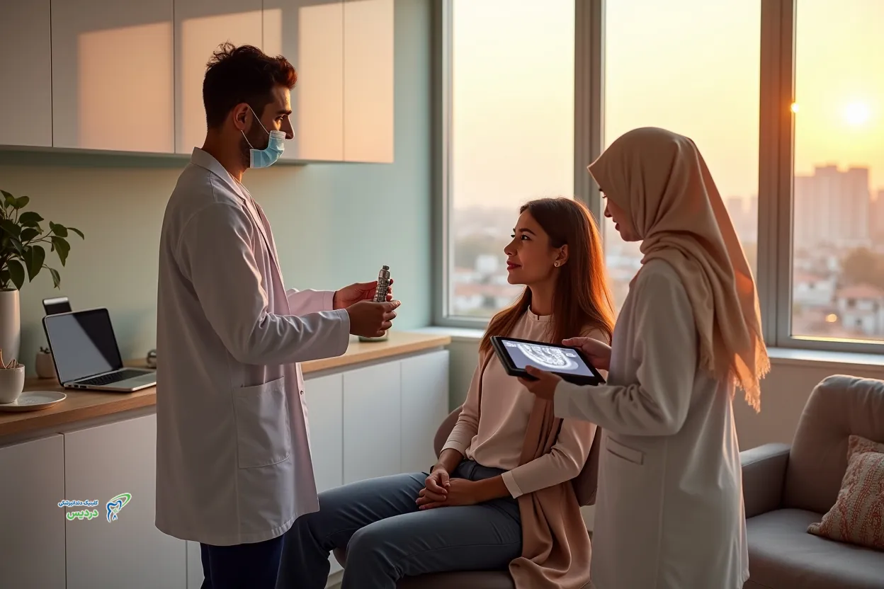 تصمیم گیری برای ایمپلنت یک روزه در سعادت آباد