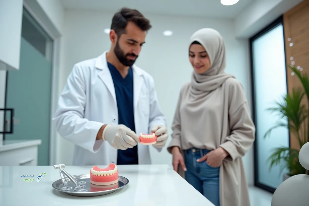 انواع دندان مصنوعی ژله ای و تفاوت پروتز تکی و پارسیل