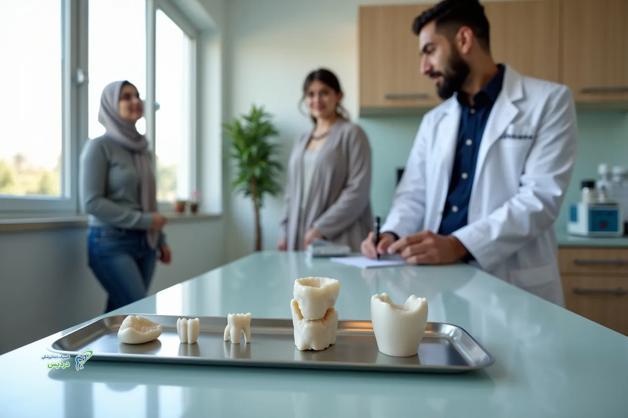 فرایند ساخت پروتز ثابت دندان