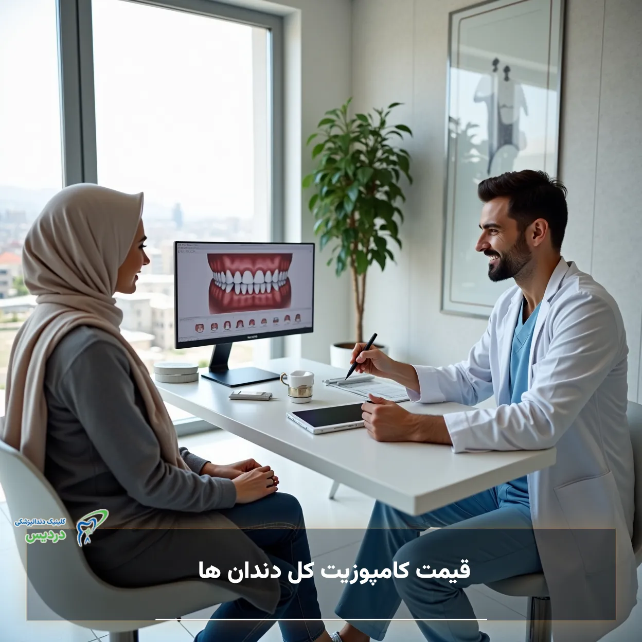 قیمت کامپوزیت کل دندان ها و فک بالا و پایین در سال ۱۴۰۴