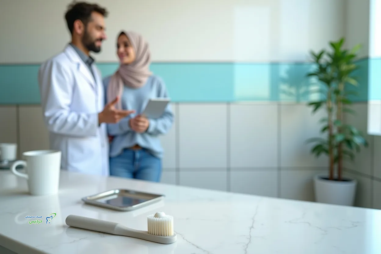 مسواک نرم و خمیر دندان ژلی غیرساینده مخصوص لمینت