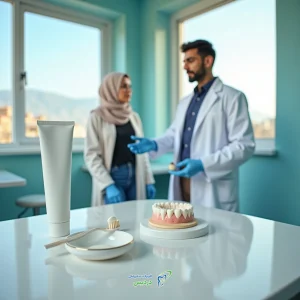 مسواک و خمیر دندان مخصوص لمینت