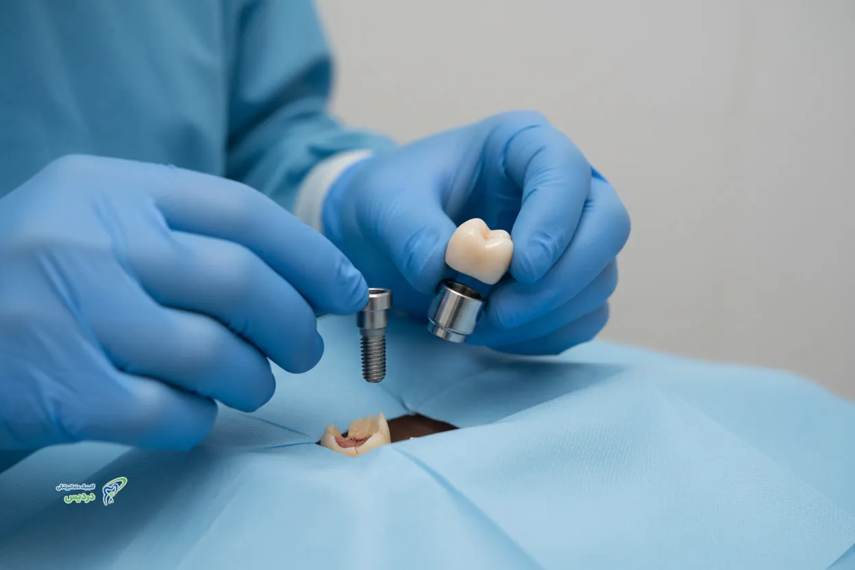 درمان و ترمیم ایمپلنت دندان شکسته توسط دندانپزشک