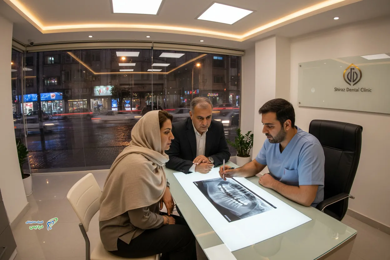 مشاوره و تصمیم گیری برای ایمپلنت تک دندان جهت پر کردن جای خالی یک دندان