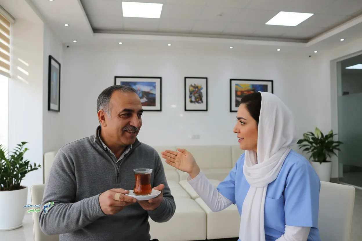 جلوگیری از لکه چای روی روکش دندان با آبکشی و رعایت بهداشت دهان