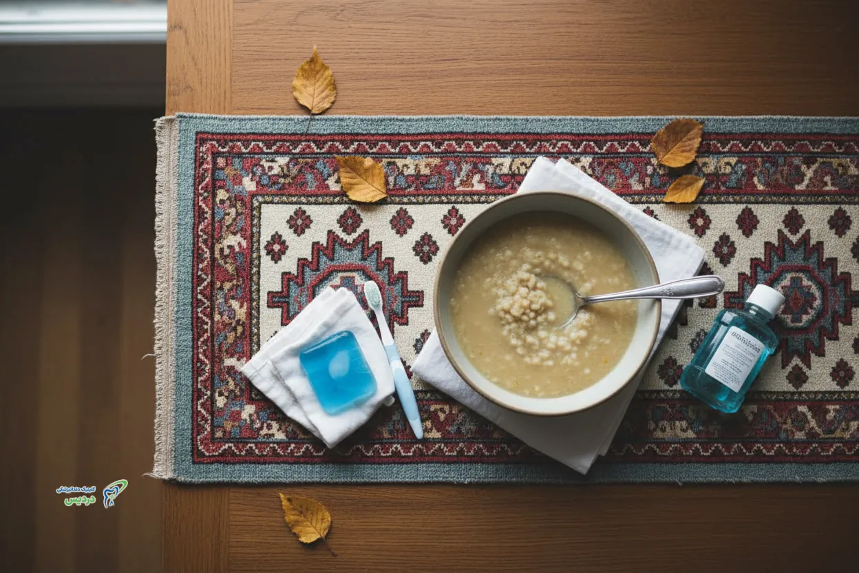 زمان مناسب غذا خوردن بعد از روکش دندان موقت و دائم