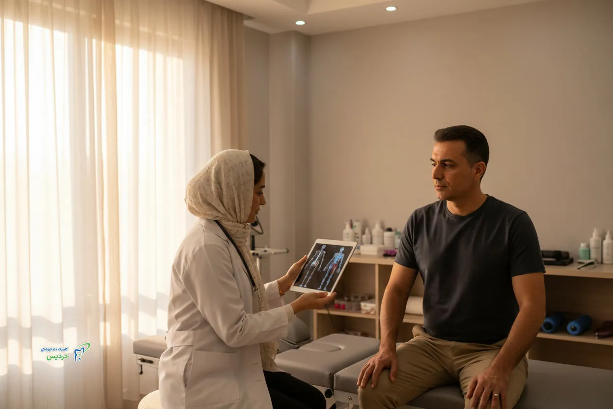 مراجعه بیماران به کلینیک دردیس در سعادت آباد