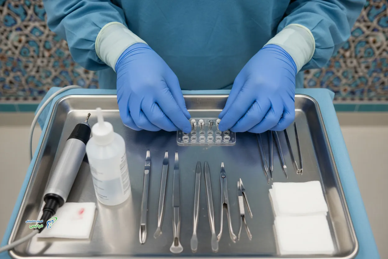 مراحل کلی ایمپلنت کامل فک برای افراد بدون دندان