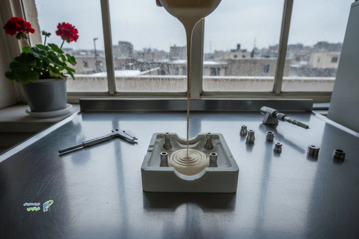 پرسش های متداول درباره زمان قالبگیری روکش ایمپلنت دندان