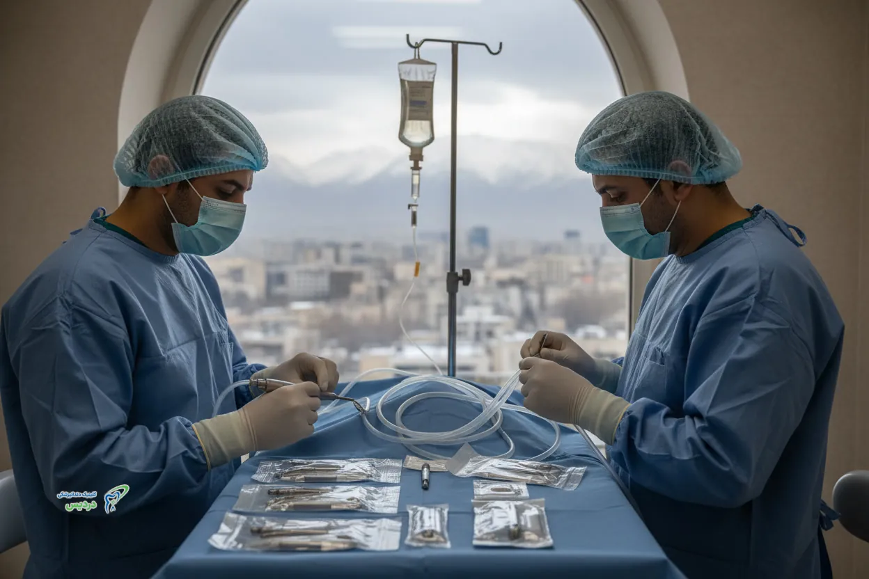 مقایسه لیفت سینوس باز و بسته برای ایمپلنت دندان