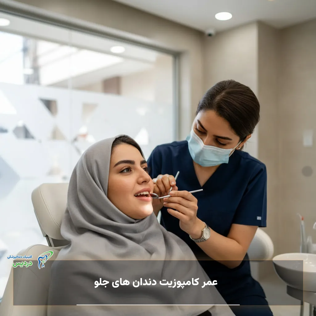 عمر کامپوزیت دندان های جلو و عوامل موثر بر ماندگاری