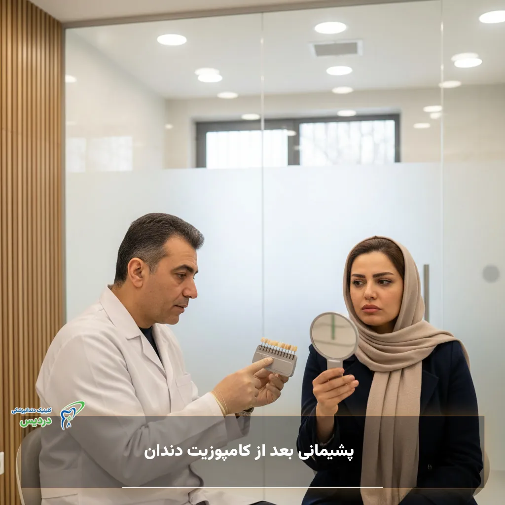 پشیمانی بعد از کامپوزیت دندان و بررسی علت های نارضایتی