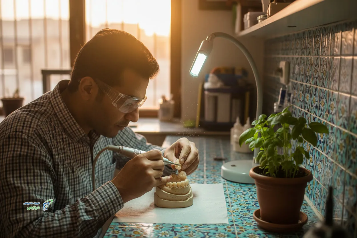 نتیجه نهایی روکش دندان جلو و لبخند طبیعی پس از درمان