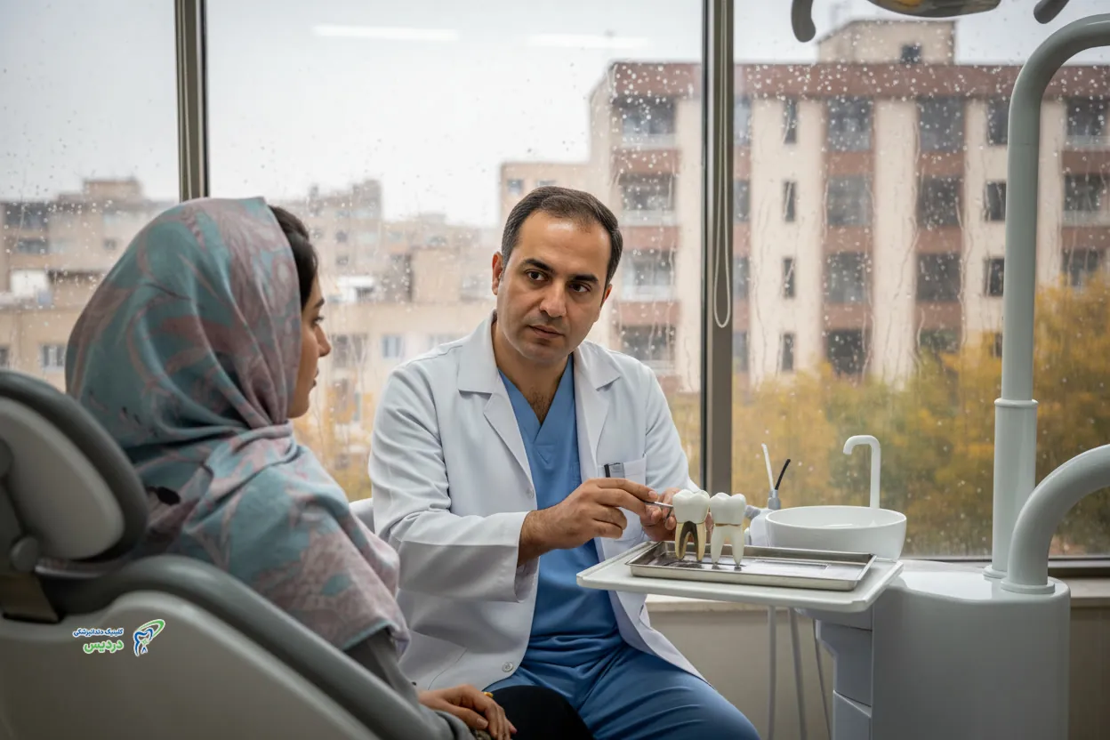 پرسش های پرتکرار درباره فاصله بین عصب کشی و روکش دندان