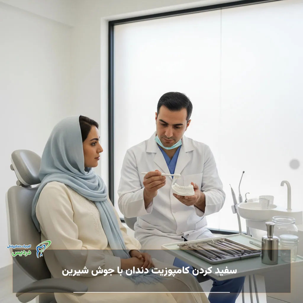 سفيد كردن کامپوزیت دندان با جوش شيرين و بررسی آسیبها و واقعیتها