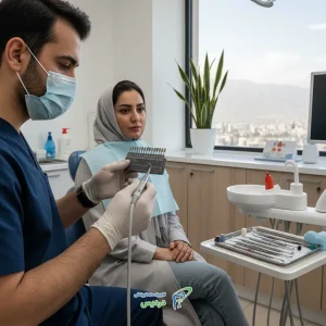 رفع زردی کامپوزیت دندان
