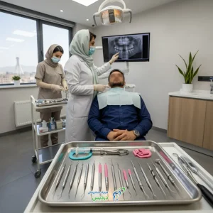 مراحل عصب کشی دندان عفونی