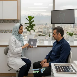 کاشت دندان با ایمپلنت برای بی دندانی کامل