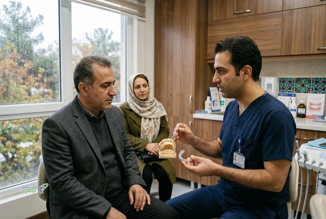 بررسی و ترمیم کامپوزیت دندان نیش