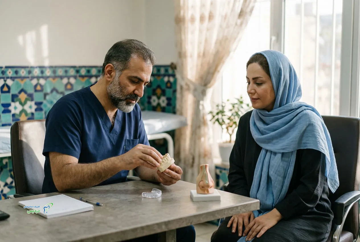 زمان مناسب کامپوزیت دندان پیش از جراحی بینی