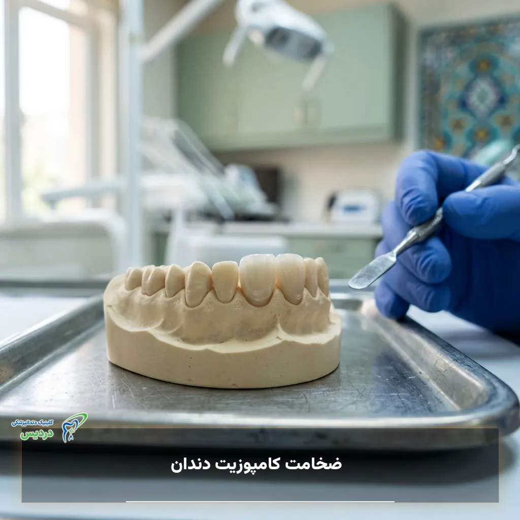 ضخامت مناسب کامپوزیت روی دندان